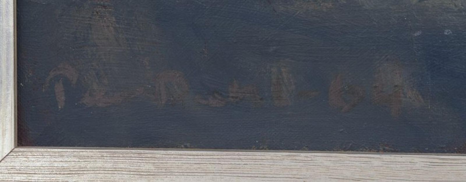 Peer Lorentz Dahl, Norwegian Danish Artist. Oil On Canvas. View Of A Church. photo buy