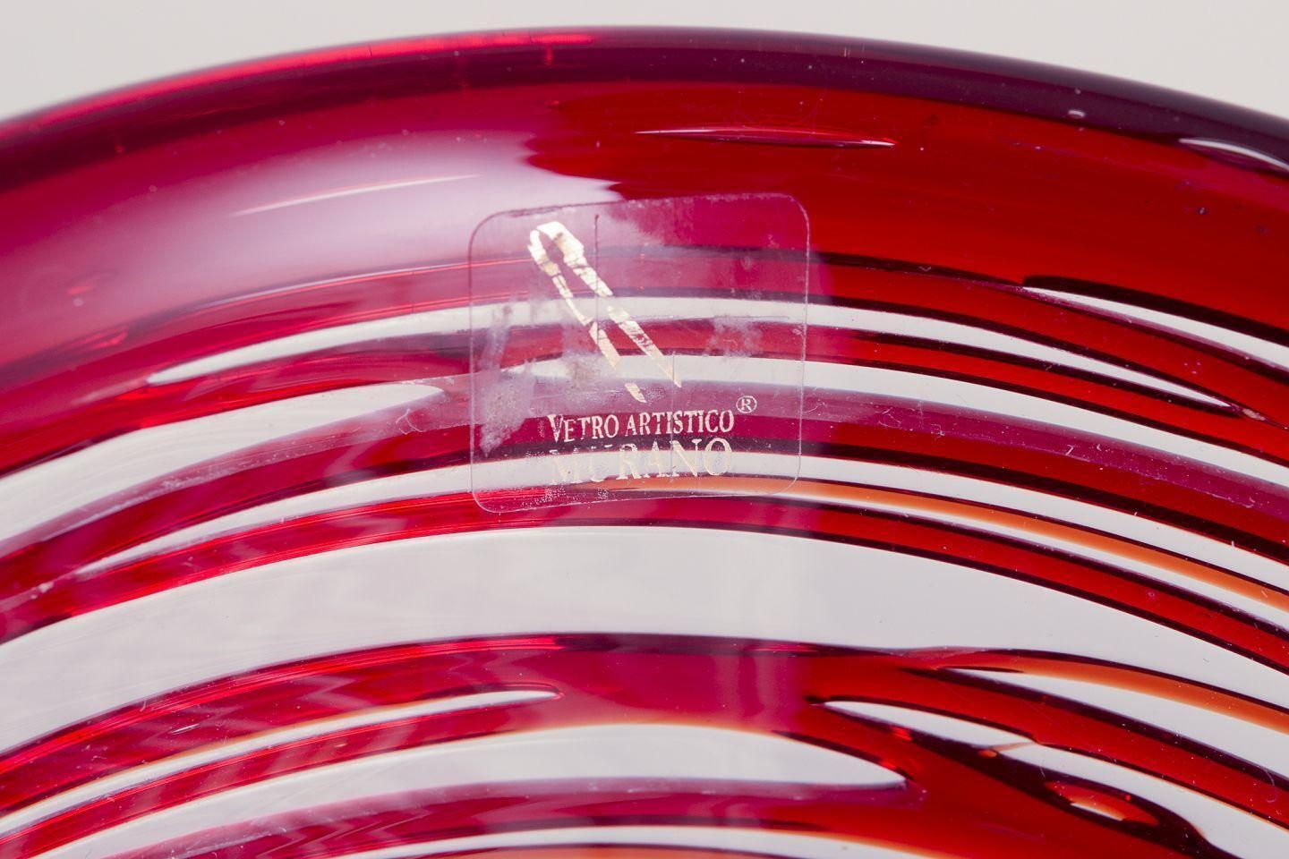 Enrico Cammozzo, Vetro Artistico Murano. Unique And Colossal Bowl In Art Glass. photo vinterior