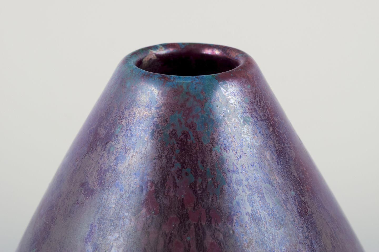 Søren Kongstrand, Danish Ceramicist. Unique Vase With Shiny Glaze. Ca. 1920 photo for sale