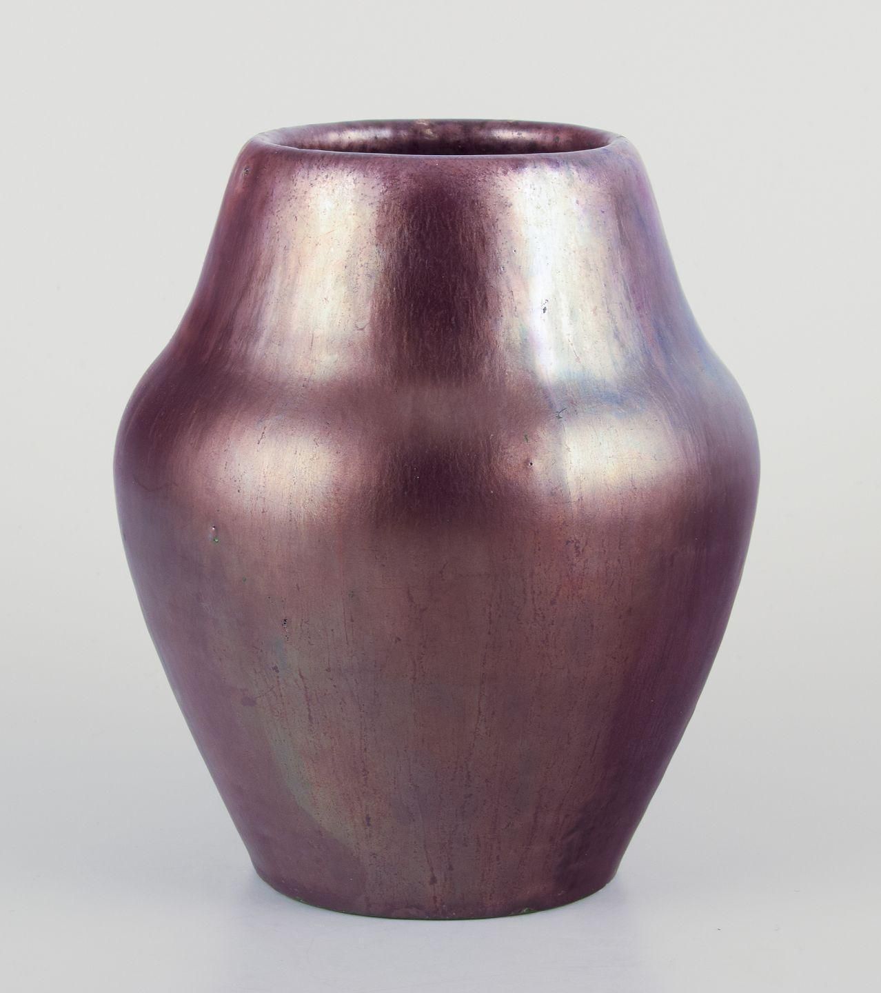 Søren Kongstrand (1872 1951) Danish Ceramicist. Unique Vase With Lustre Glaze. photo furniture