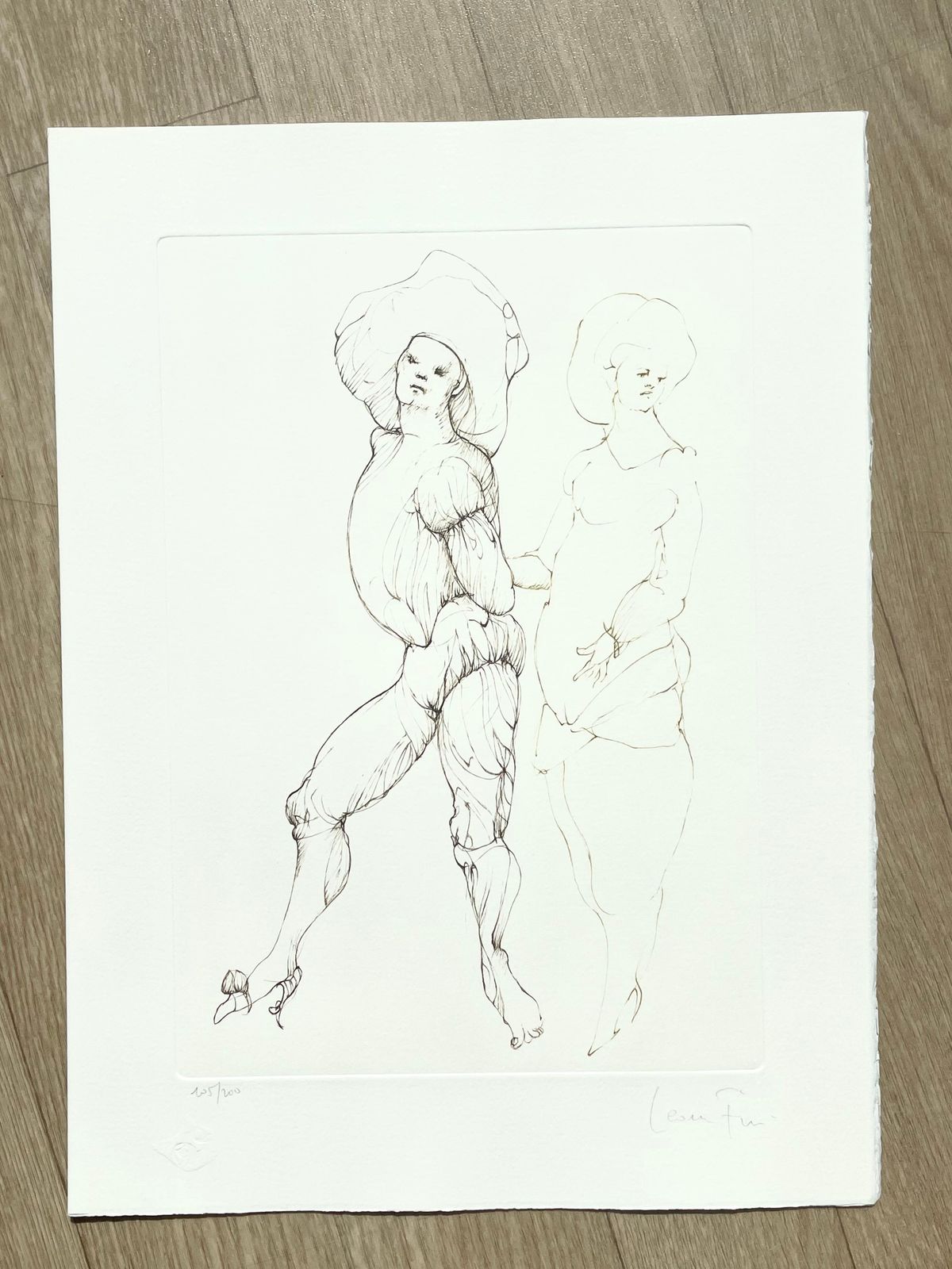 Leonor Finileonor Fini, Rare Lithograph On Arches Paper, Circa 1980circa 1970 photo Art