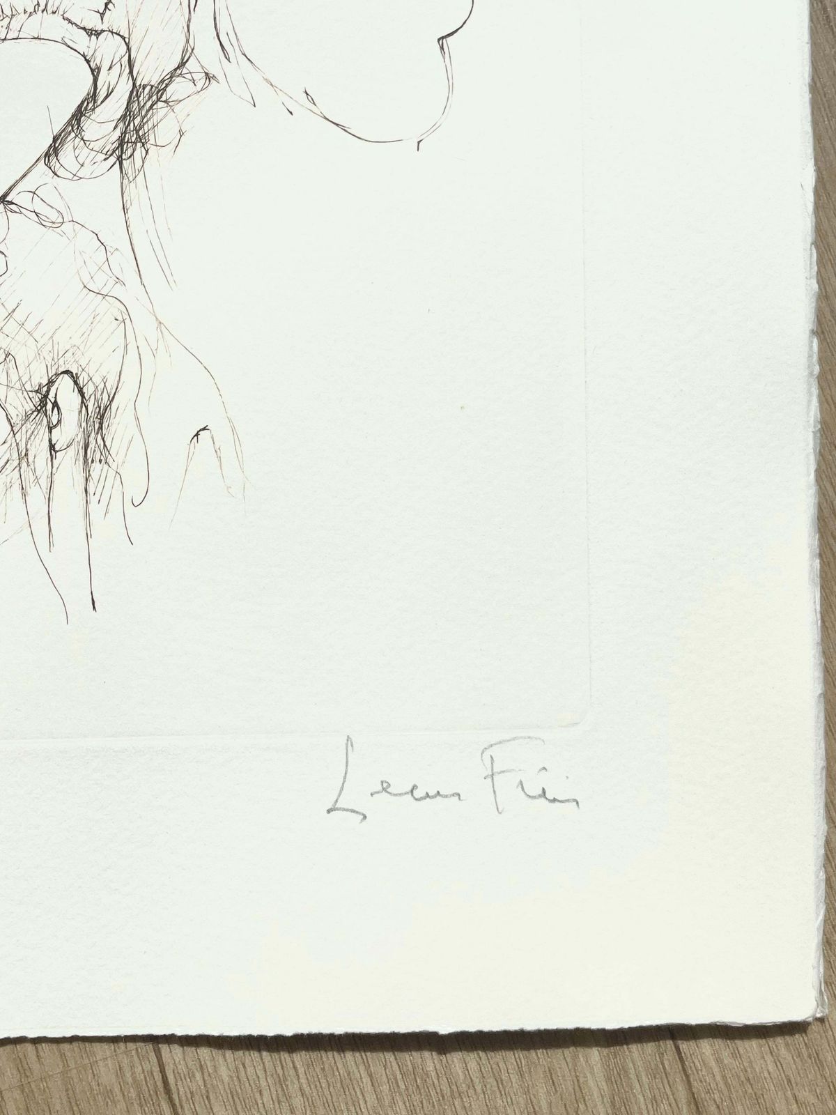 Leonor Finileonor Fini, Rare Lithograph On Arches Paper, Circa 1980circa 1970 photo for sale