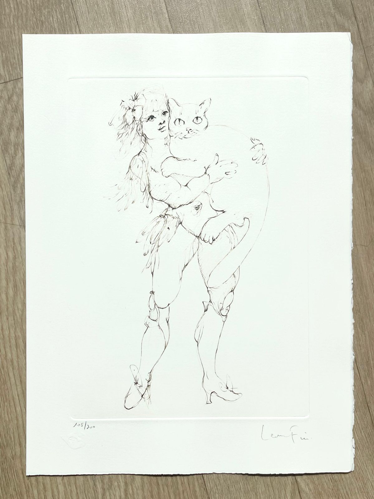 Leonor Finileonor Fini, Rare Lithograph On Arches Paper, Circa 1980circa 1970