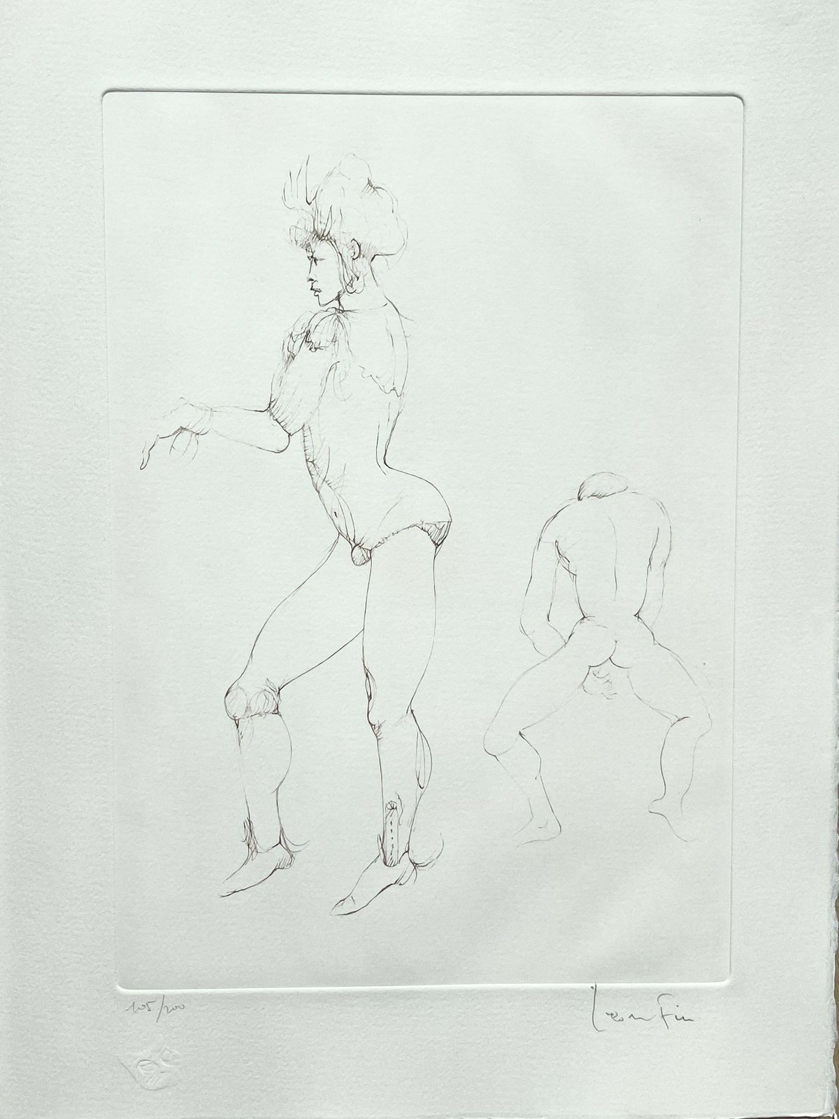 Leonor Finileonor Fini, Rare Lithograph On Arches Paper, Circa 1980circa 1970 photo vinterior