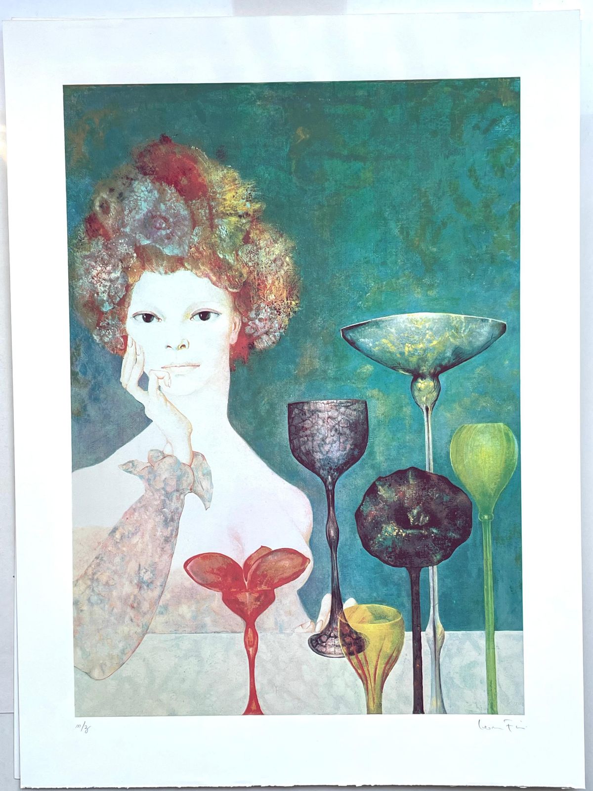 Leonor Finileonor Fini, Rare Original Serigraph On Rives Paper, Circa 1970circa 1970 photo furniture