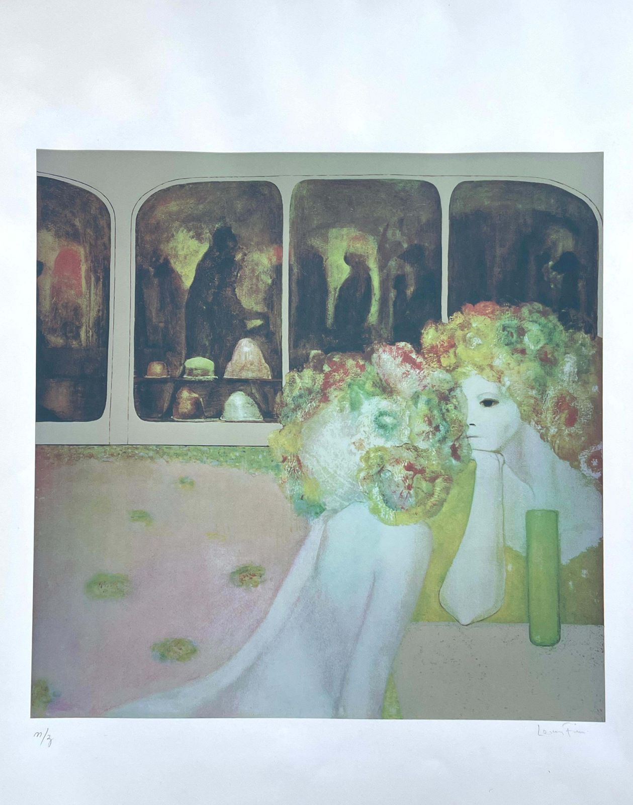 Leonor Finileonor Fini, Rare Original Serigraph On Rives Paper, Circa 1970circa 1970