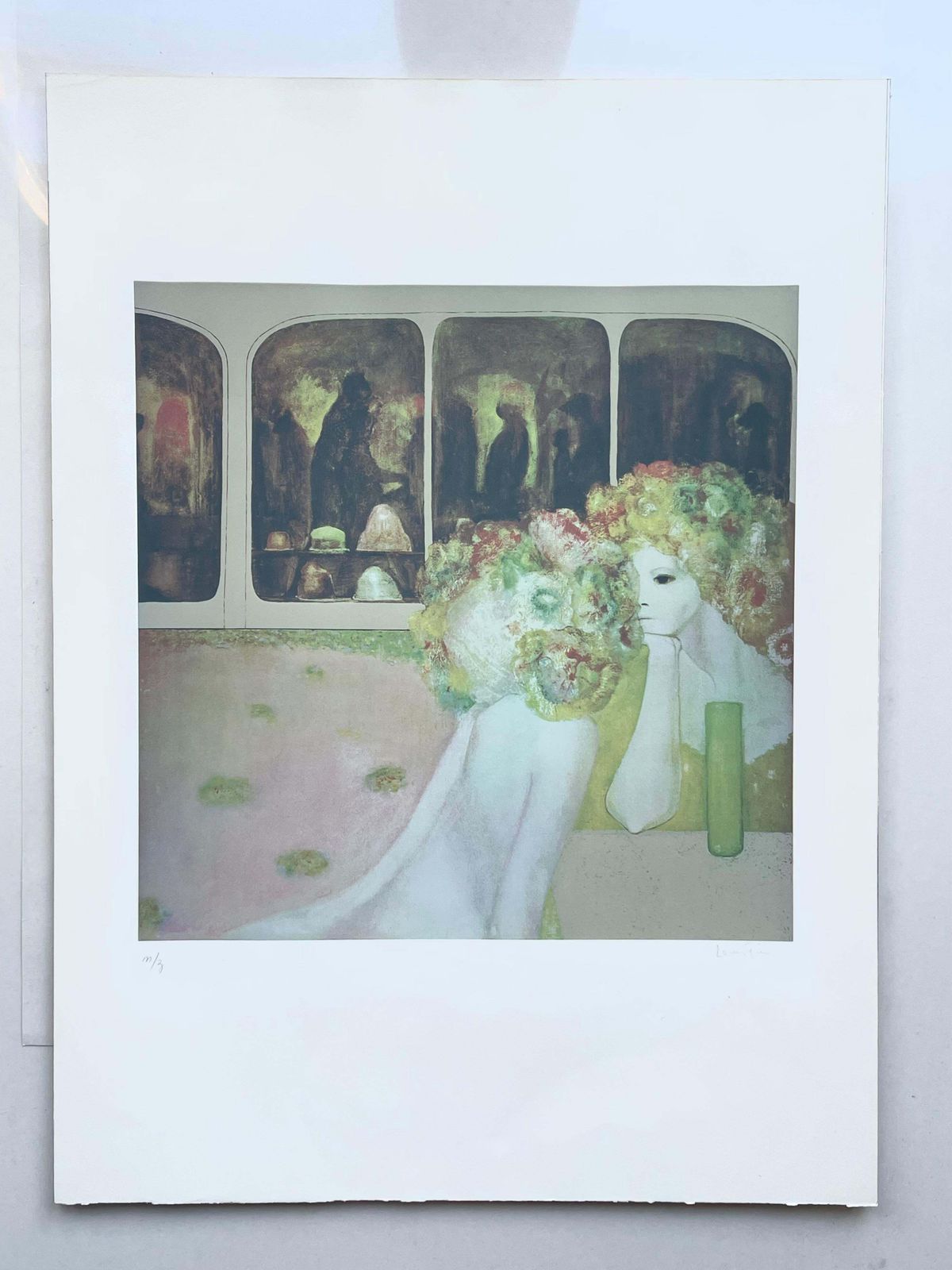 Leonor Finileonor Fini, Rare Original Serigraph On Rives Paper, Circa 1970circa 1970 photo 3726.0