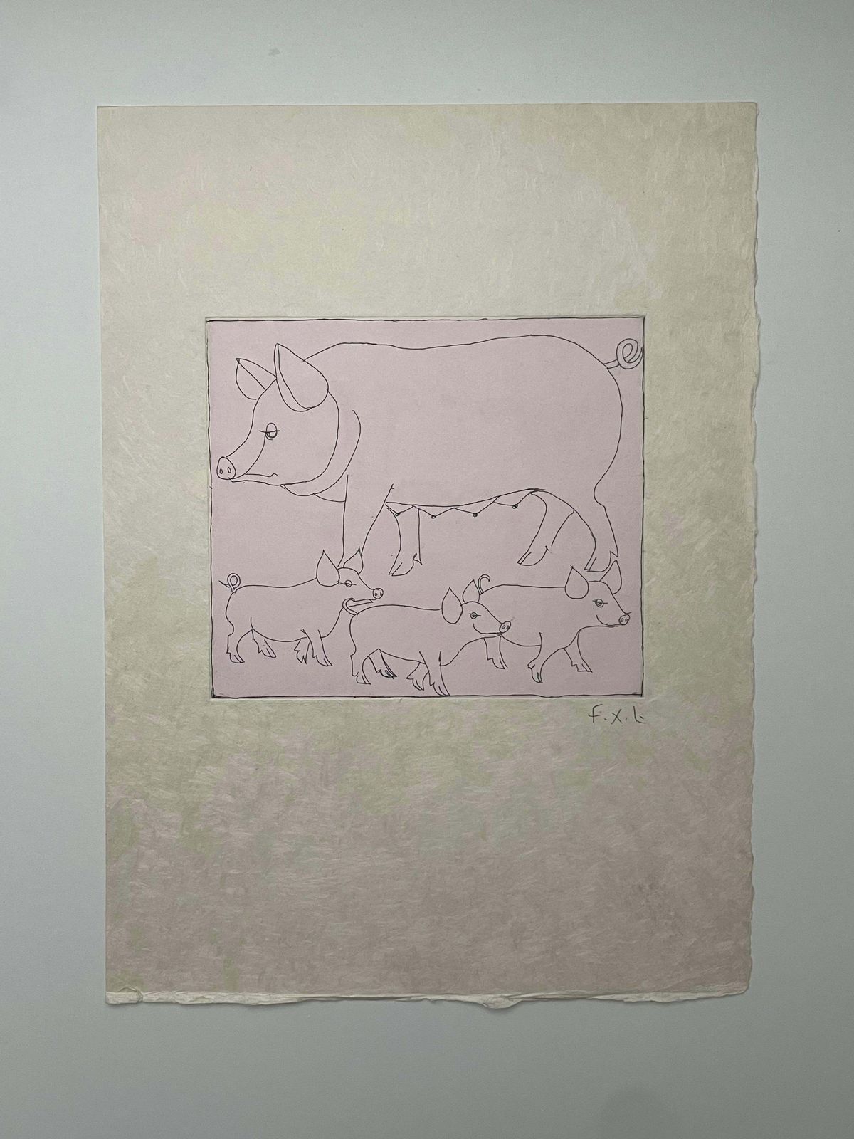 François Xavier Lalannefrancois Xavier Lalanne Pig photo for sale
