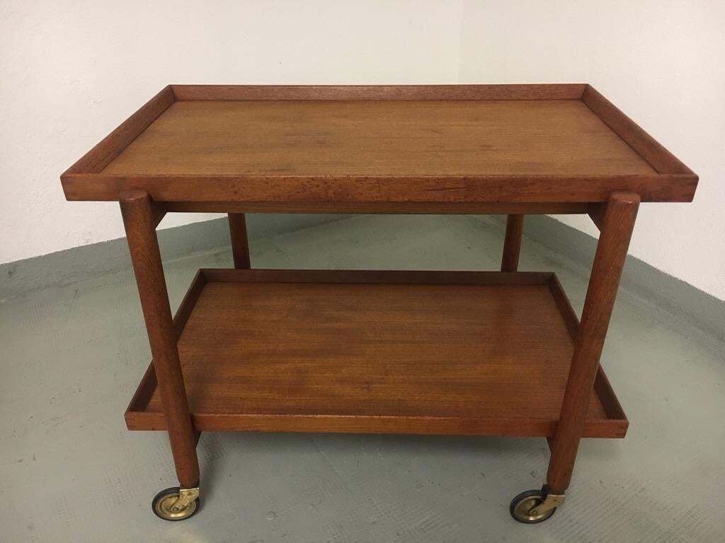Poul Hundevad Teak Bar Cart Vamdrup, Denmark, 1960 photo furniture
