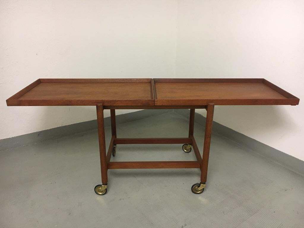 Poul Hundevad Teak Bar Cart Vamdrup, Denmark, 1960 photo vinterior