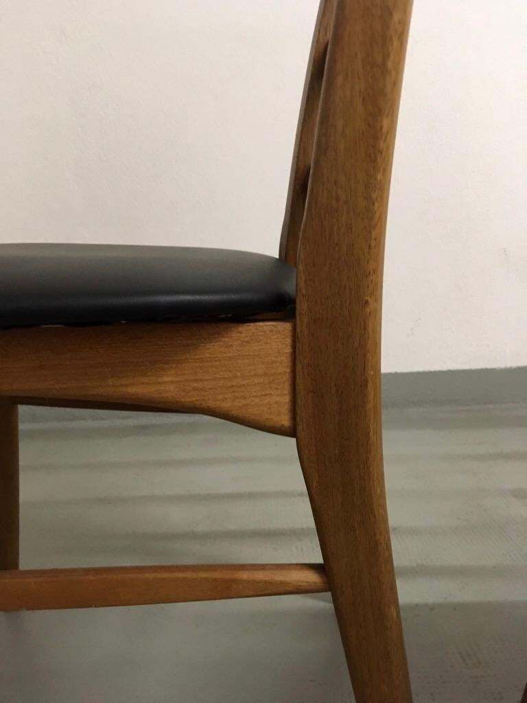 photo furniture Set Of Six Teak Ladder Dining Chair By Niels Koefoed, Denmark, Circa 1960