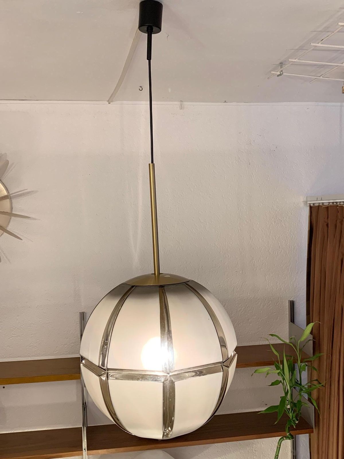photo for sale Structured Glass Pendant Lamp By Limburg