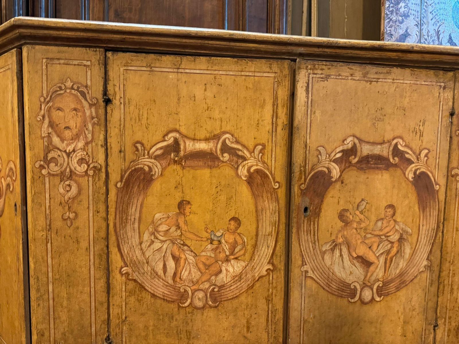 Sideboard Credenzas In Lacquered Wood And Painted With Figures, Italy photo 5459.0