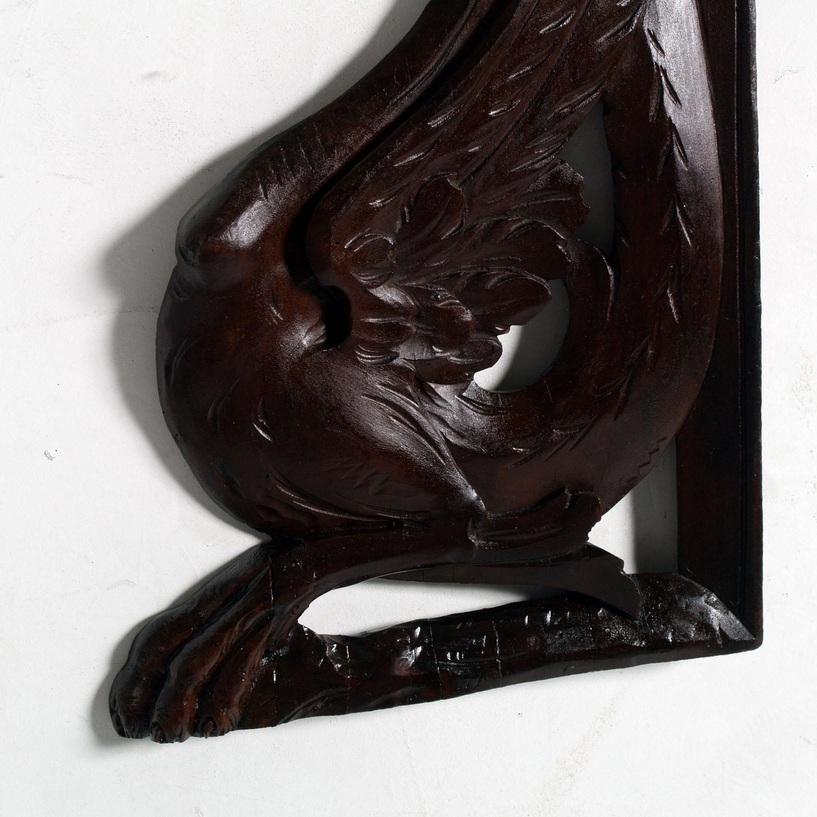 Large Winged Griffin By Bottega Cadorin, For Testolini & Salviati, Carved Walnut photo furniture