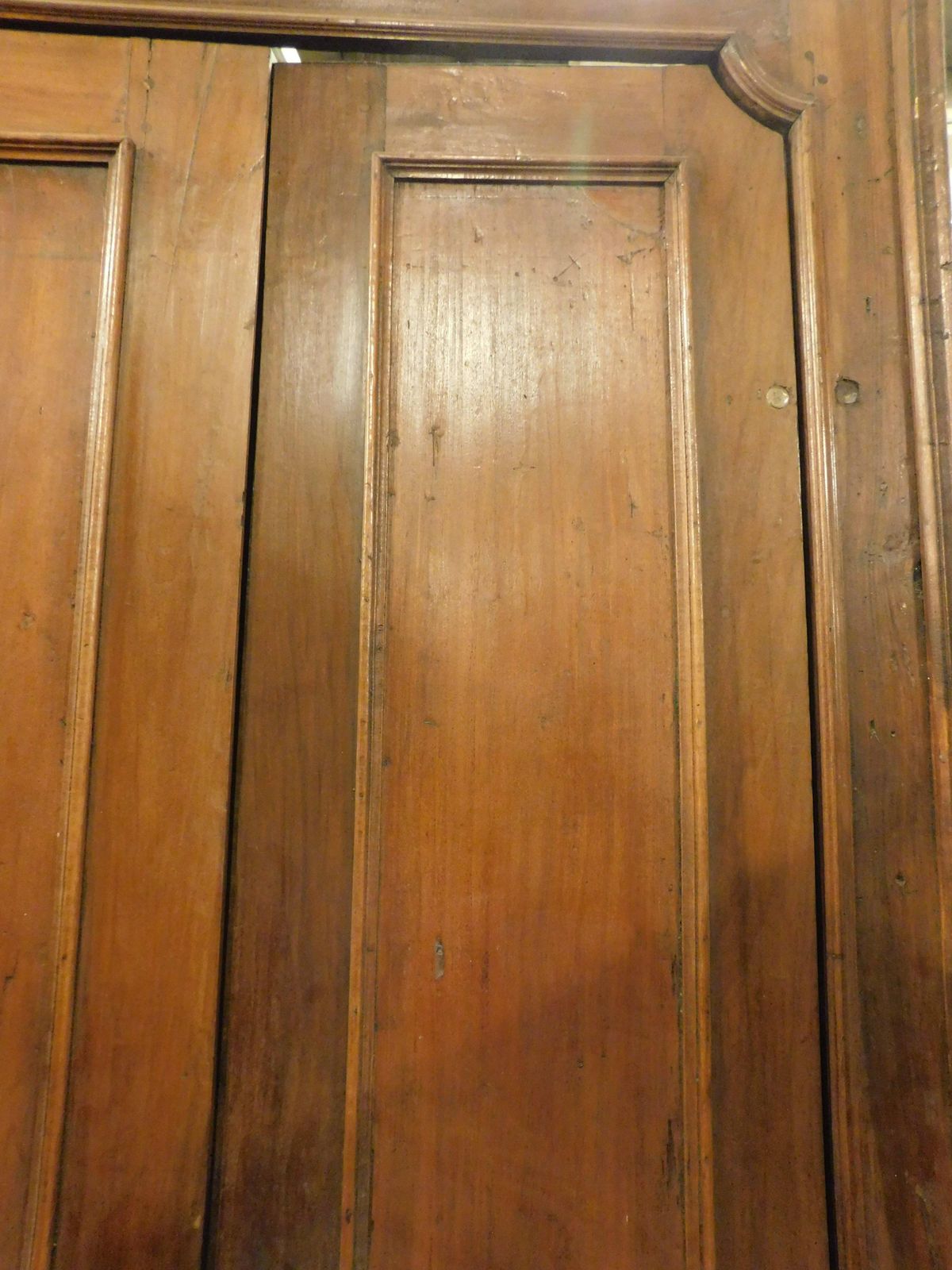 photo furniture Walnut Door With Two Doors With Original Frame, Italy