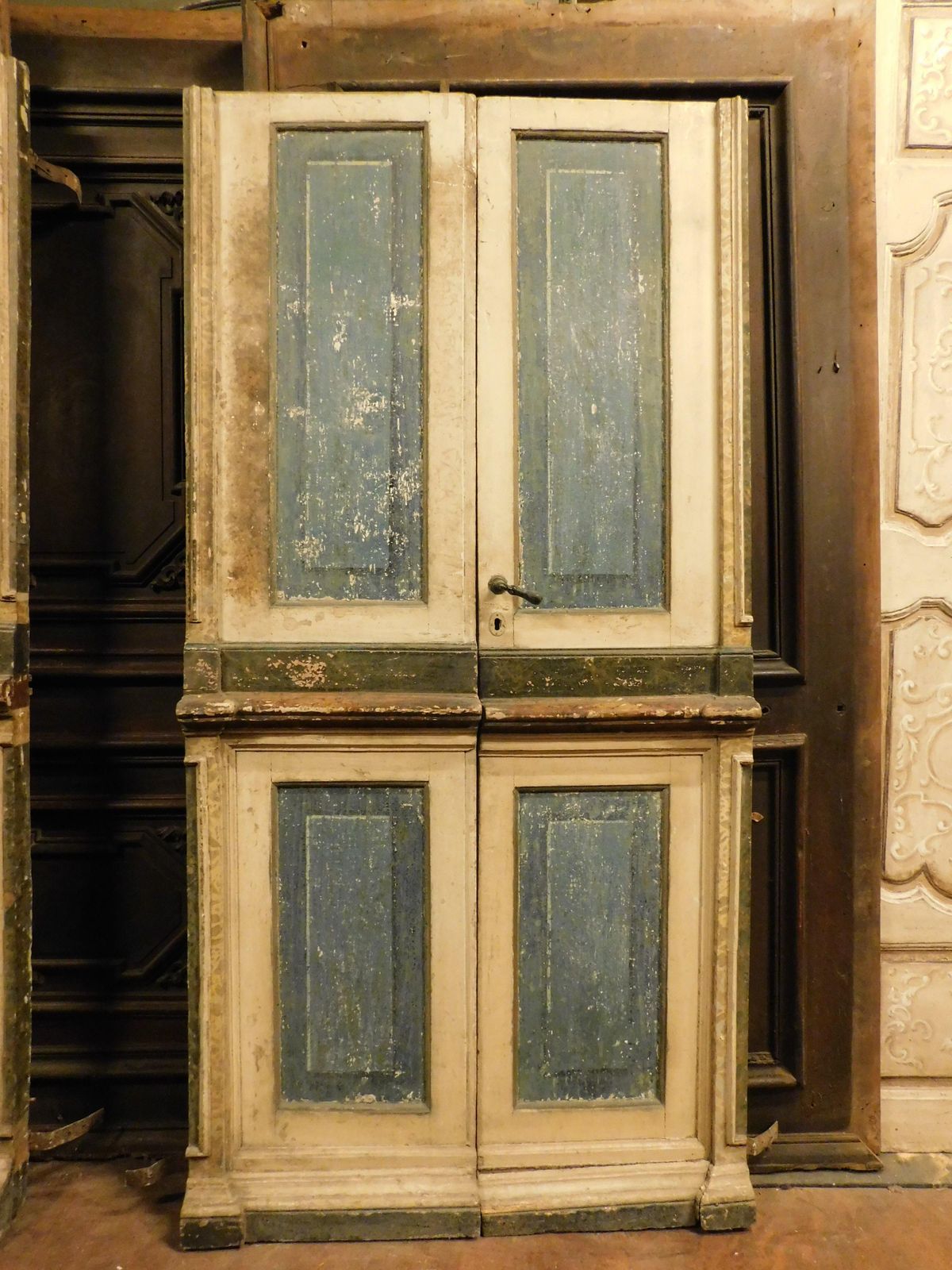 Set Of 2 Interior Doors In First Lacquer With Two Doors Each, Italy photo 7080.0