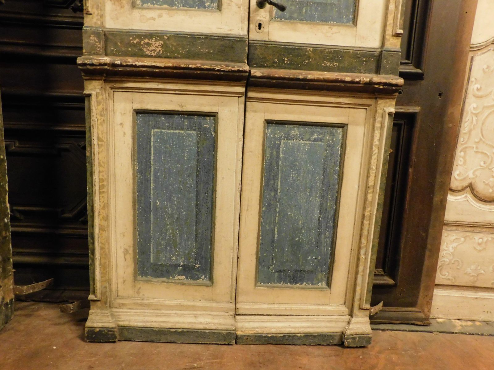 Home Fixtures Set Of 2 Interior Doors In First Lacquer With Two Doors Each, Italy photo