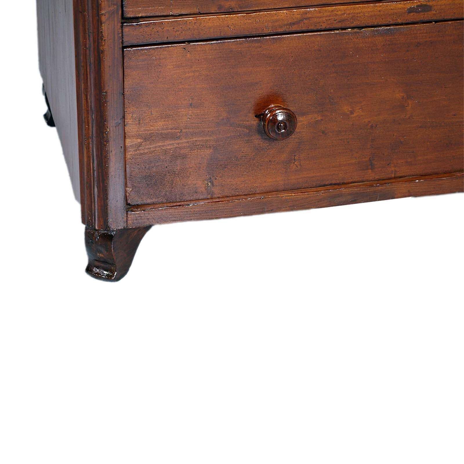 18th Century Original Venetian Country Dresser In Larch, Restored Wax Polished photo 6125.0
