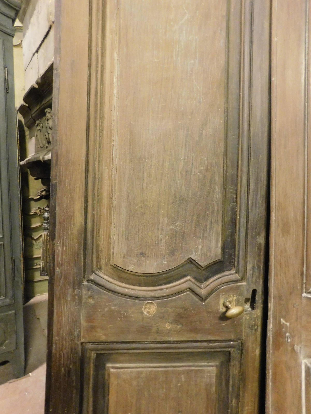 Set Of 7 Double Wing Doors, Carved In Walnut, Italy photo 3539.0