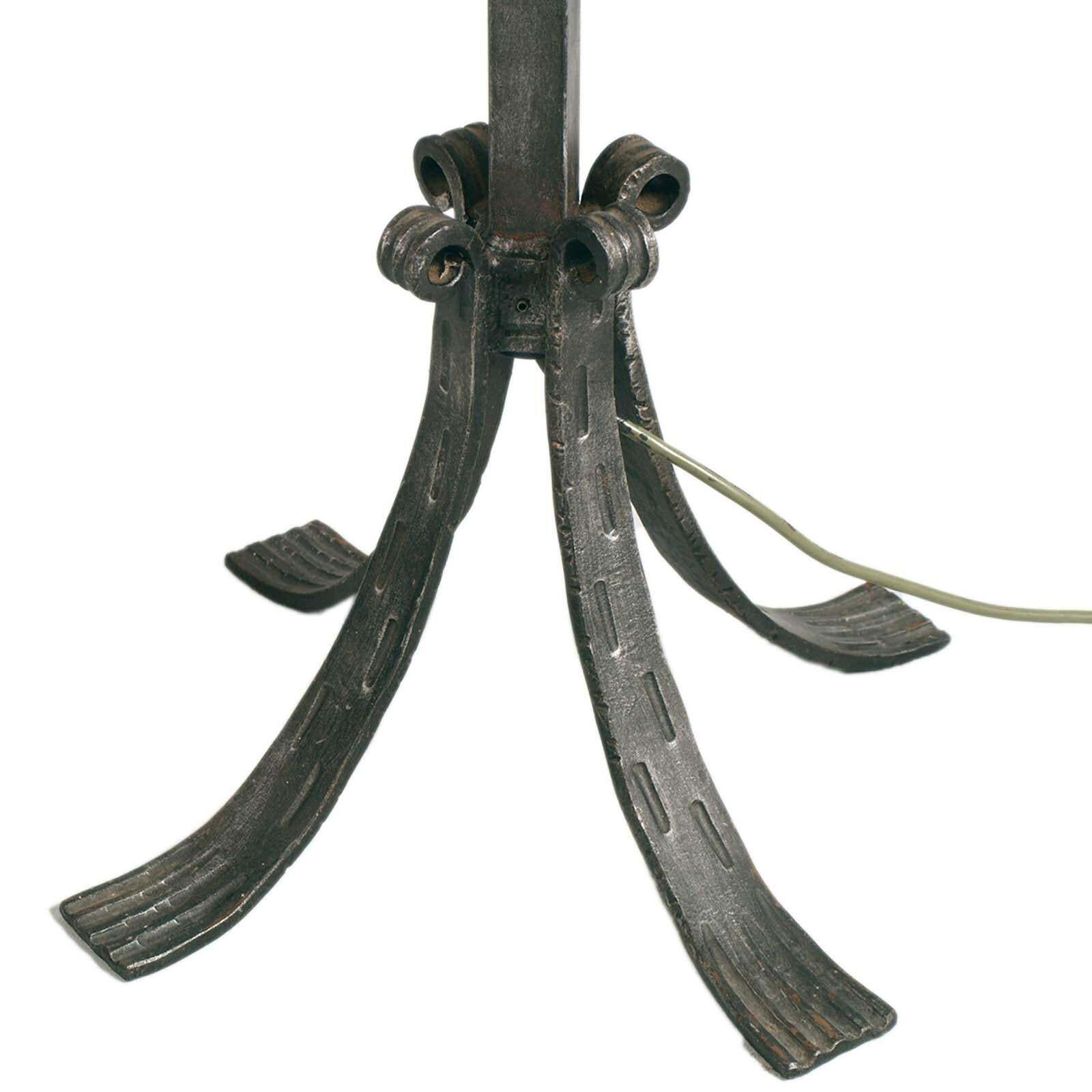 Lampada Da Pavimento In Ferro Battuto , Tirolo Anno 1938 photo for sale