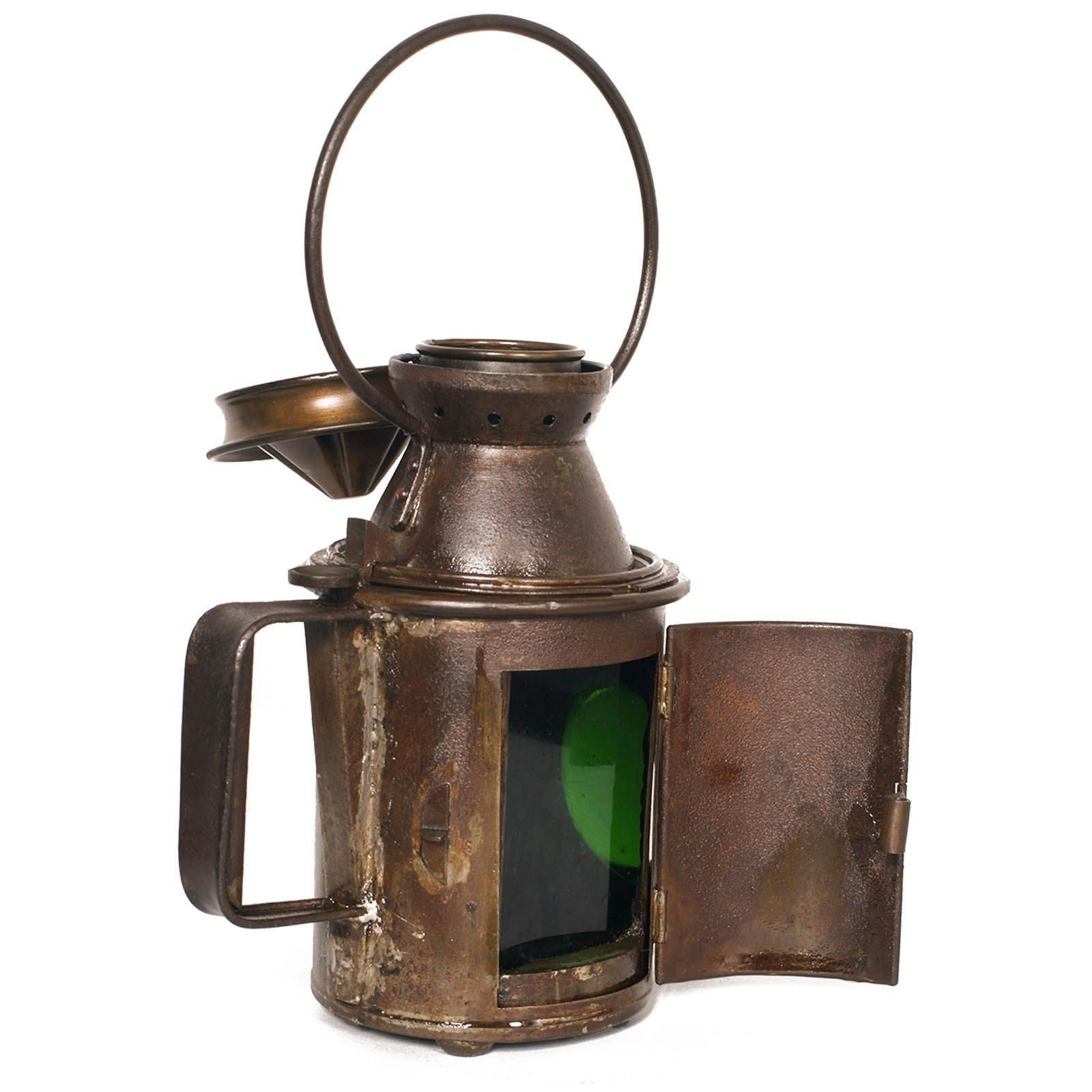 Antique Lantern Signaling Lamp, White Red Green, Italy Railway, Still Working photo 1719.0