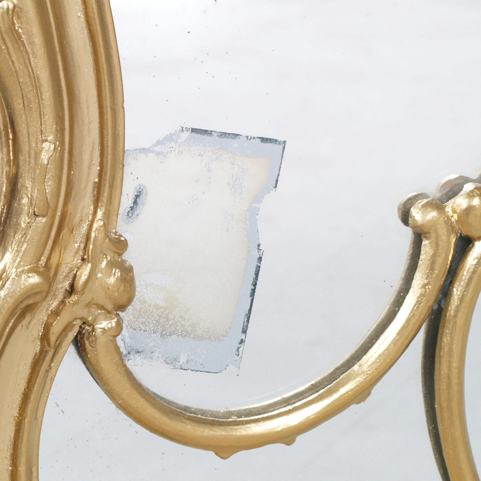 19th Century Great Venice Baroque Wall Mirror, Hand Carved Walnut Gold Leaf photo buy