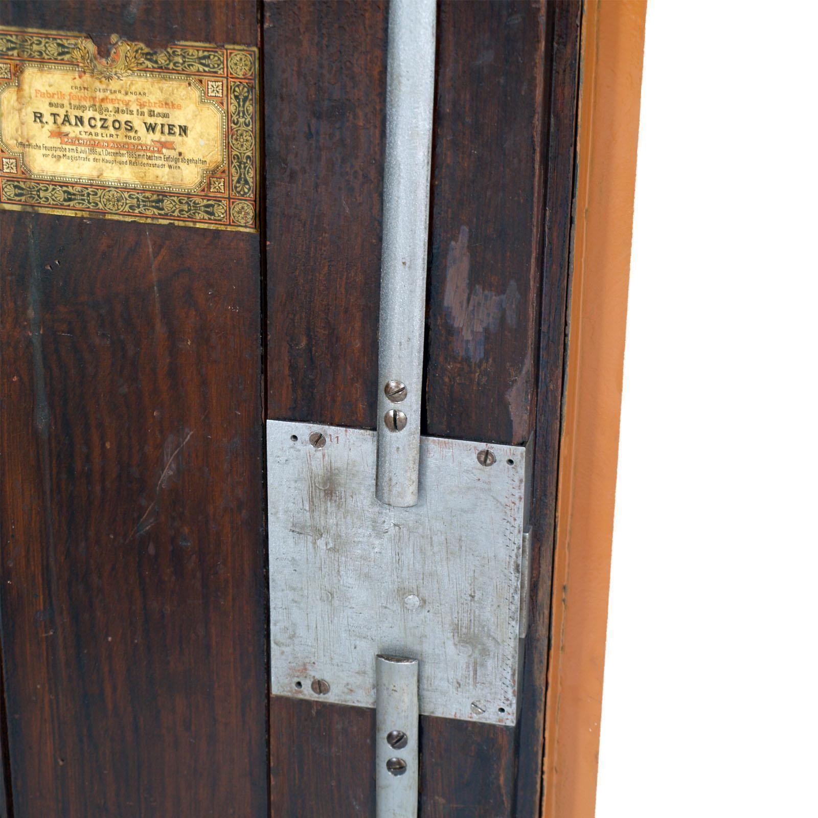 7462.0 19th Century Wien Armored Cabinet, Safe, Restored And Functioning, All Original photo