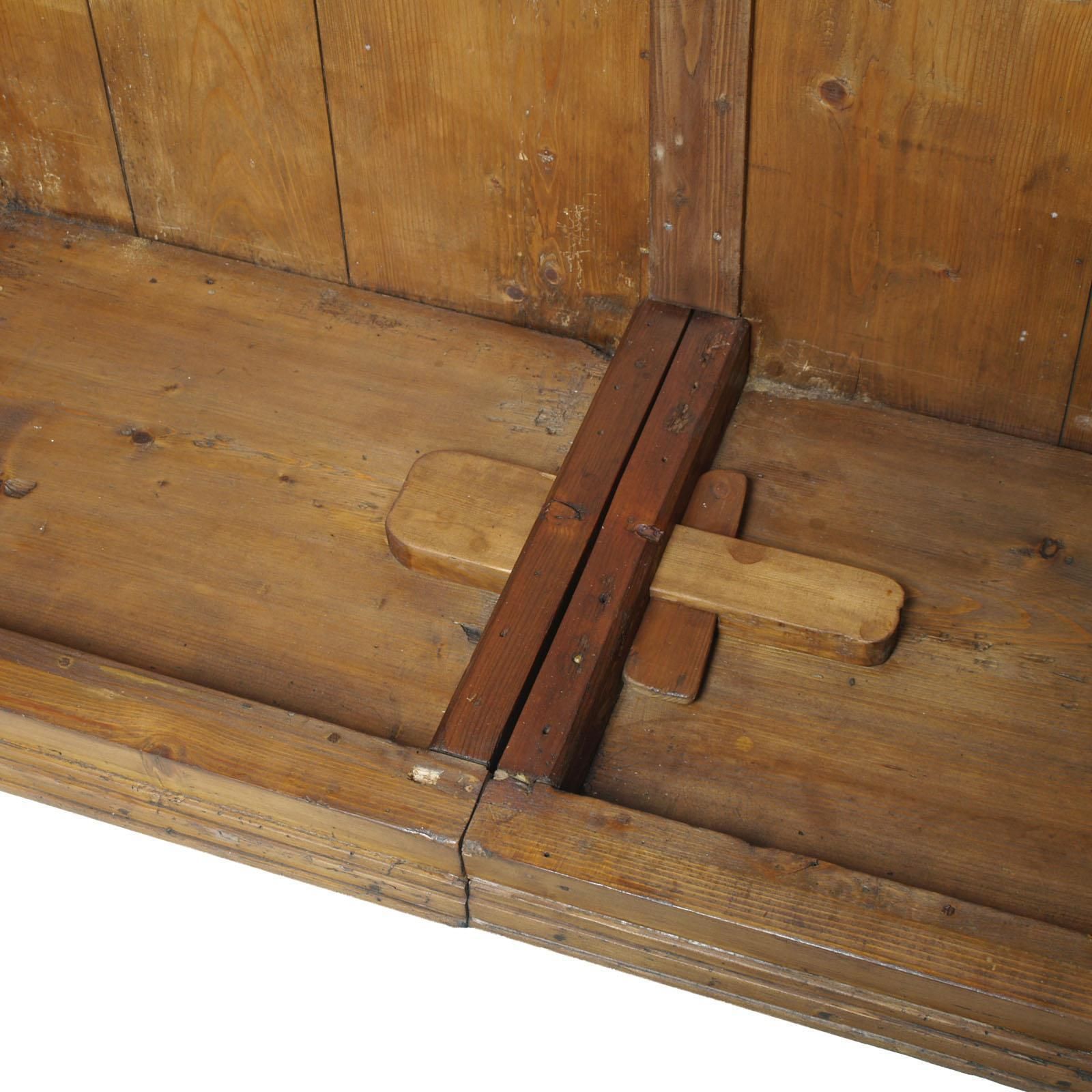 Austrian 18th Century Empire Style Two Doors Larch Wood Armoire Wardrobe Cabinet photo buy