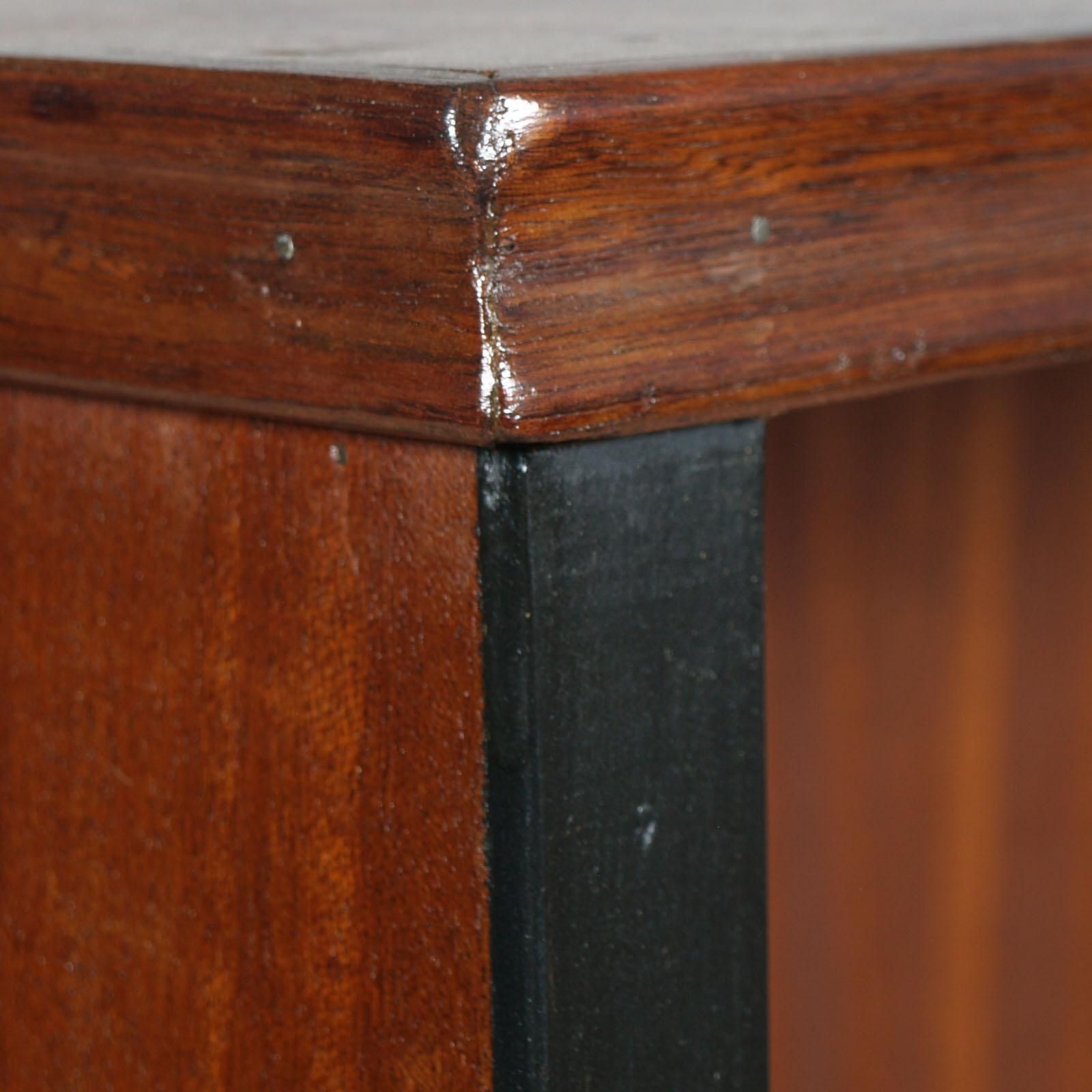 photo furniture 1930s Italy Art Decò Bookcase In Mahogany By Permanente Mobili Cantù , Polished