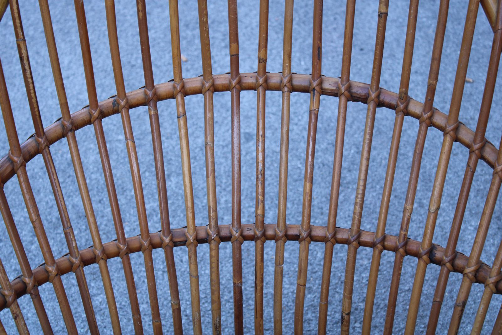 1912.0 Curved Bamboo Armchair Frigerio 1950s Italian Design photo