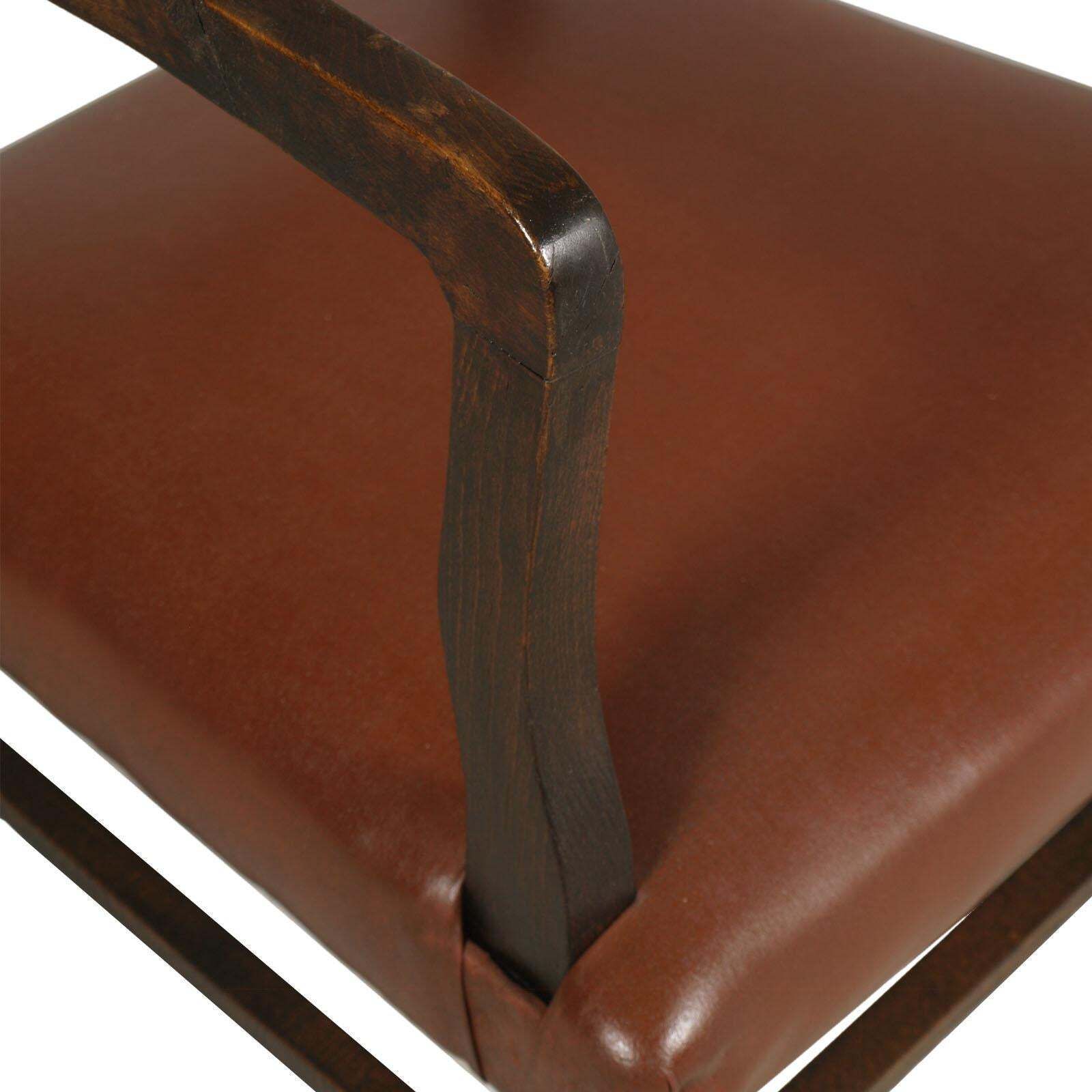 photo for sale 1890s French Armchairs Art Nouveau, Hand Carved Walnut, Restored & Wax Polished