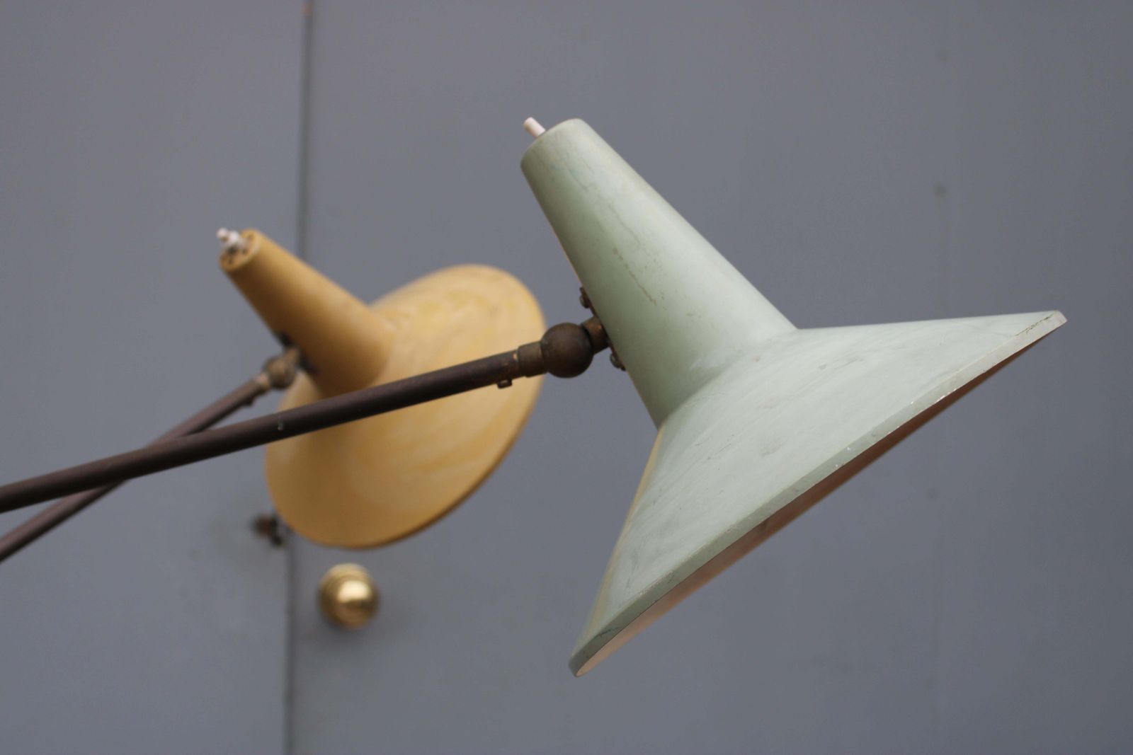 photo furniture Stilnovo Bruo Gatta Floor Lamp 1950s Directional Arms Rare Collector's Item
