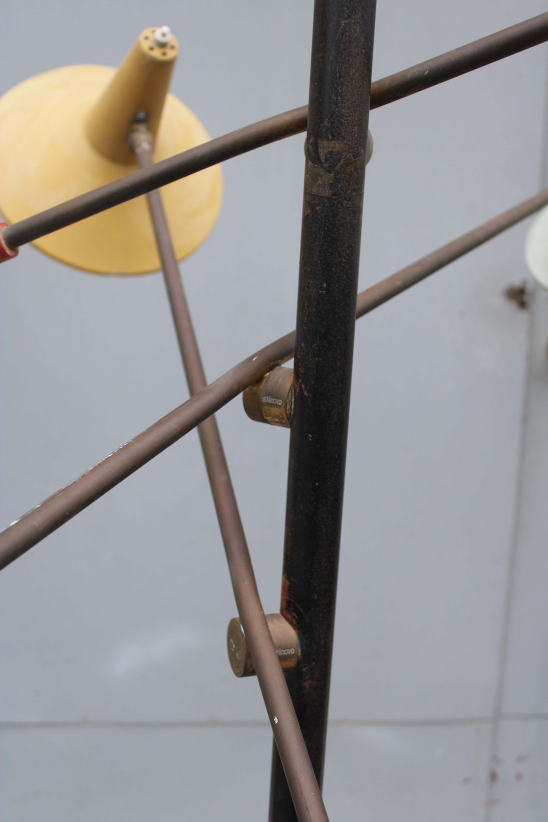 photo vintage Stilnovo Bruo Gatta Floor Lamp 1950s Directional Arms Rare Collector's Item