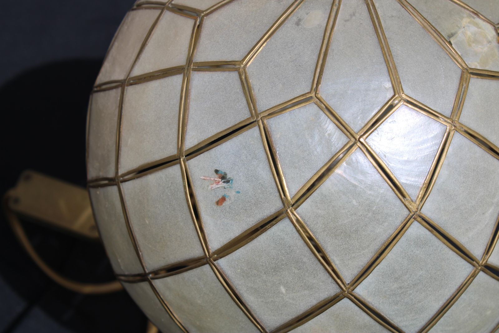 Pair Of Decorative Brass Table Lamps Italy 1970s photo buy