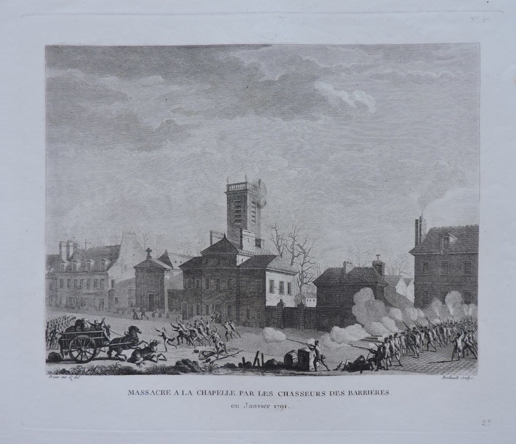 Massacre At La Chapelle By The Fighter Of The Gates In January 1791