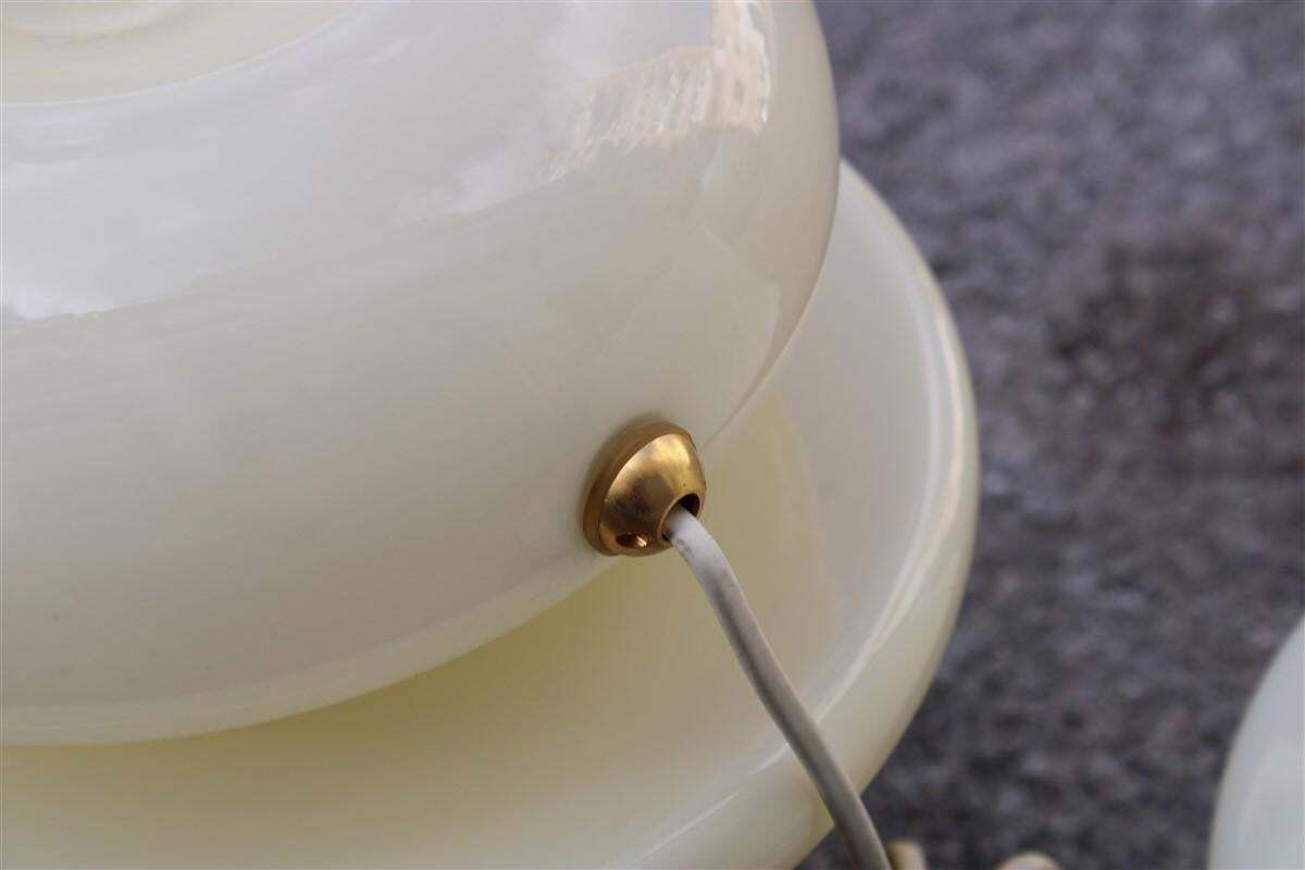 Mushroom Table Lamps In Murano Glass Venini Style Design 1970s photo 1976.0