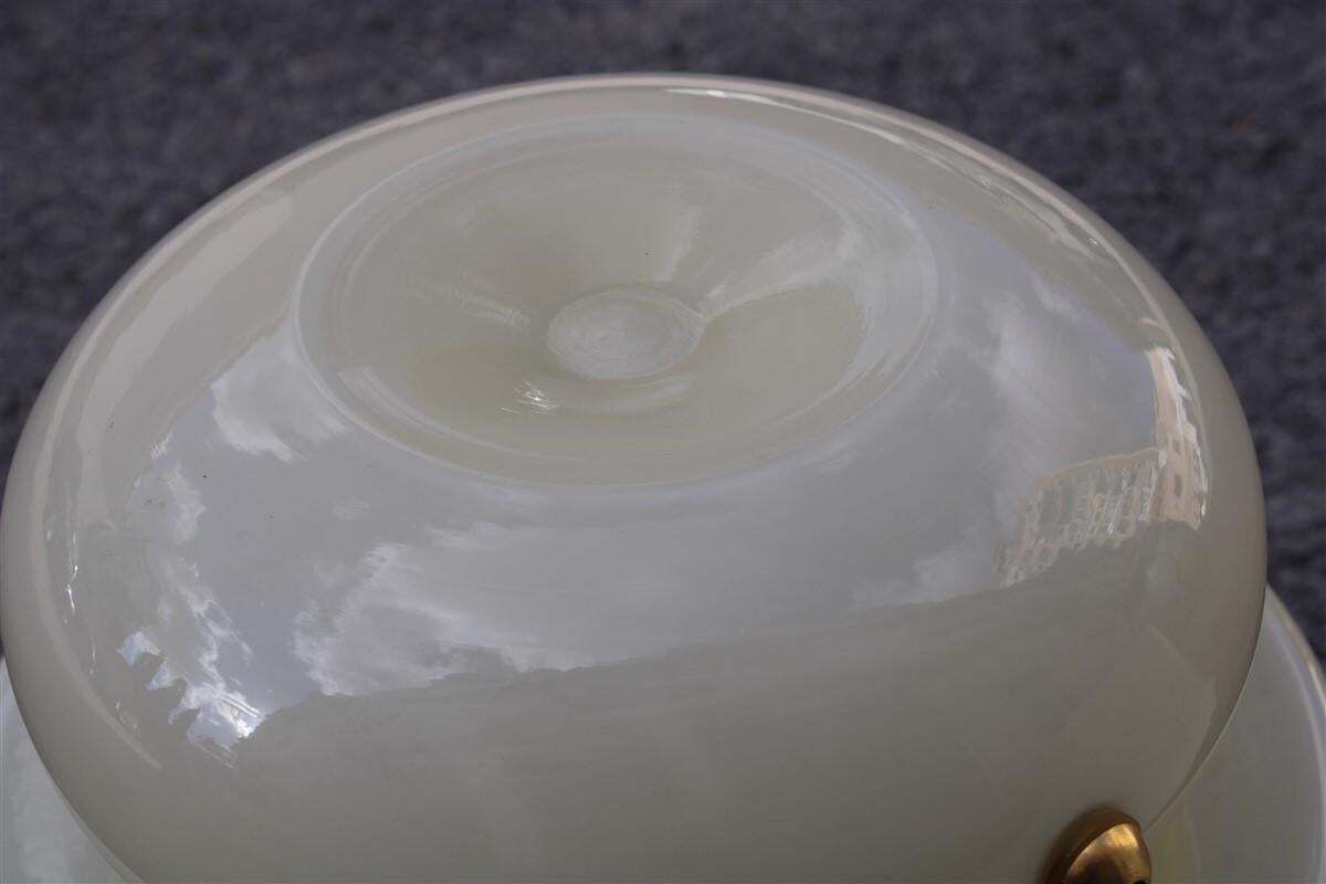 Mushroom Table Lamps In Murano Glass Venini Style Design 1970s photo vinterior