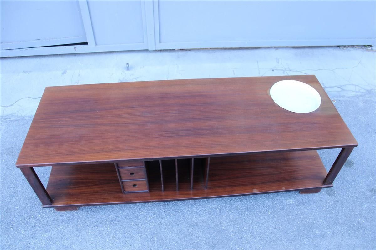 Furniture Mid Century Minimalist Design Low Tv Table In Rational  Design 1960s Teak photo