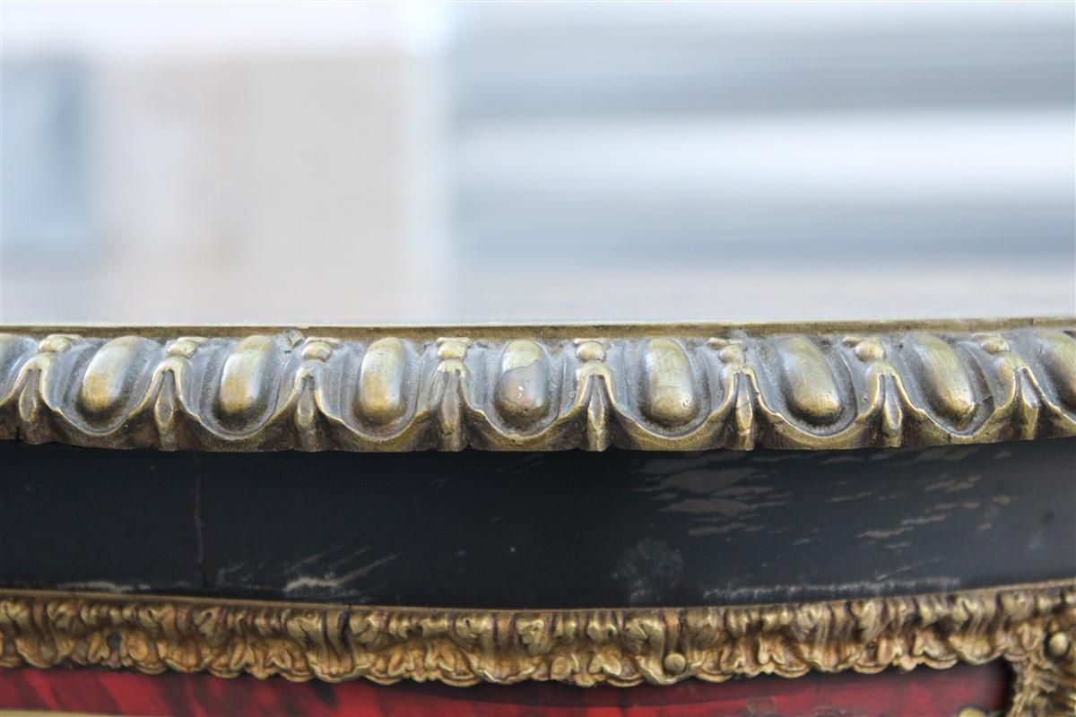 photo vintage Rare Napoleon III Boulle Desk  1860 France André Charles Boulle