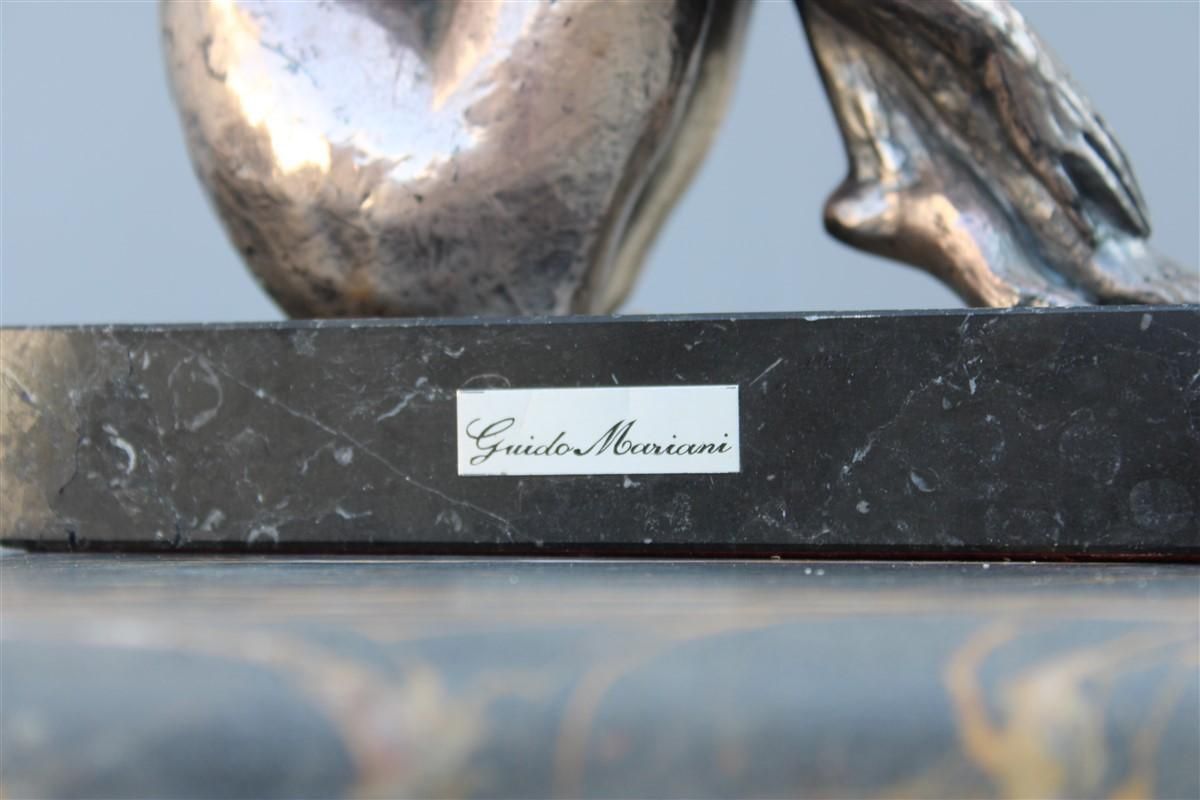 photo furniture Sculpture Of Womanin Silver Foil And Gold Italy 1970s Guido Mariani