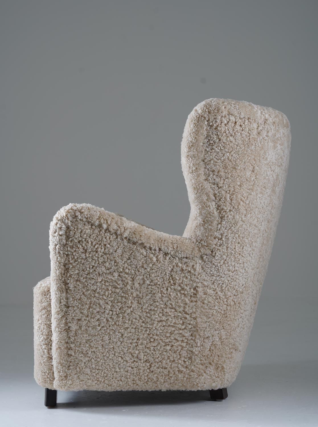 Scandinavian Midcentury Lounge Chairs In Sheepskin photo Furniture