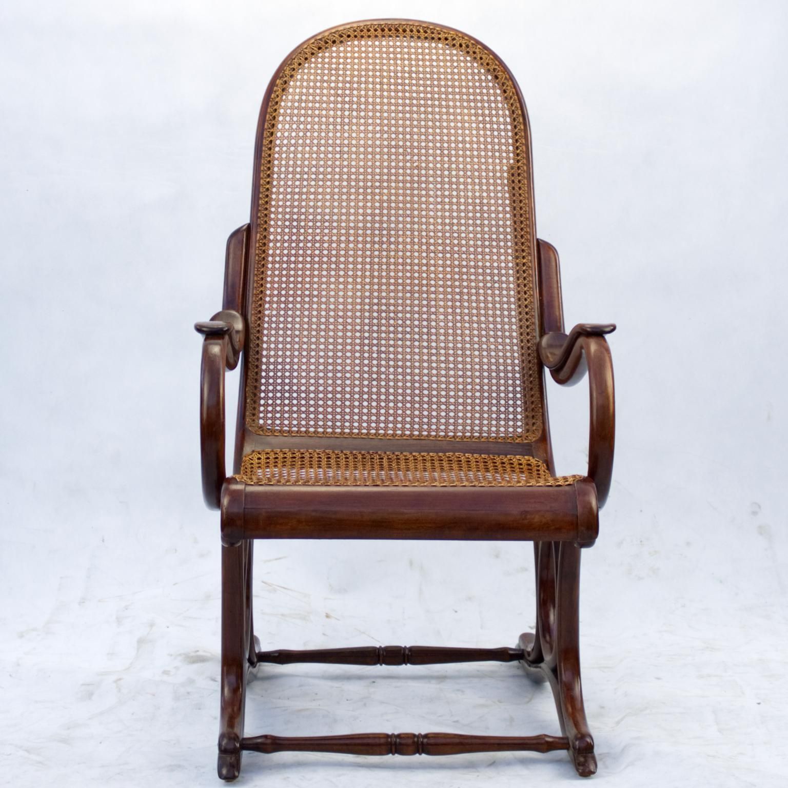 Bentwood Cane Salonfauteuil Easy Chair Thonet No. 1, Circa 1890 photo furniture