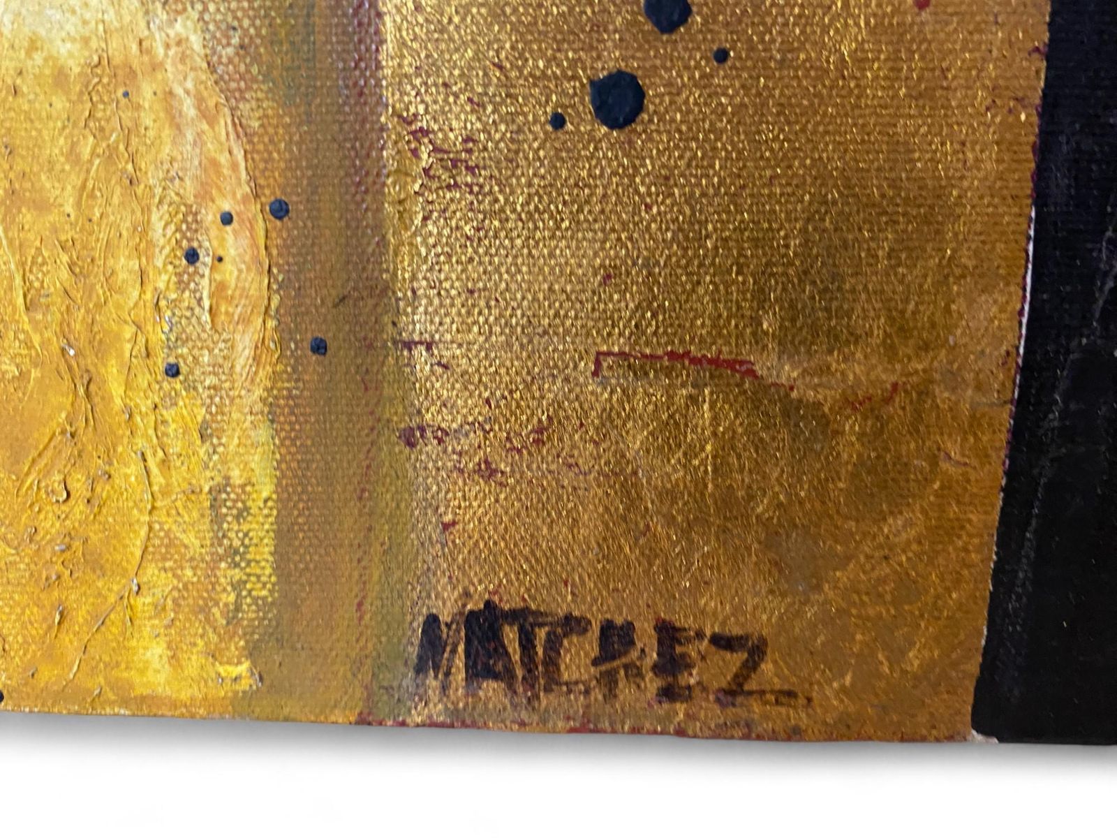 Stan Natchez (Shoshone/Paiute, B.1954) Navajo Girl On Gold photo Art