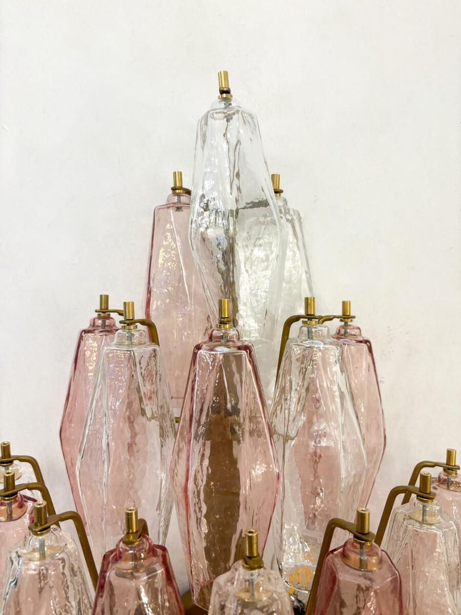 Pair Of Murano Glass "Poliedri" Wall Sconces By Carlo Scarpa For Venini, 1960s photo buy