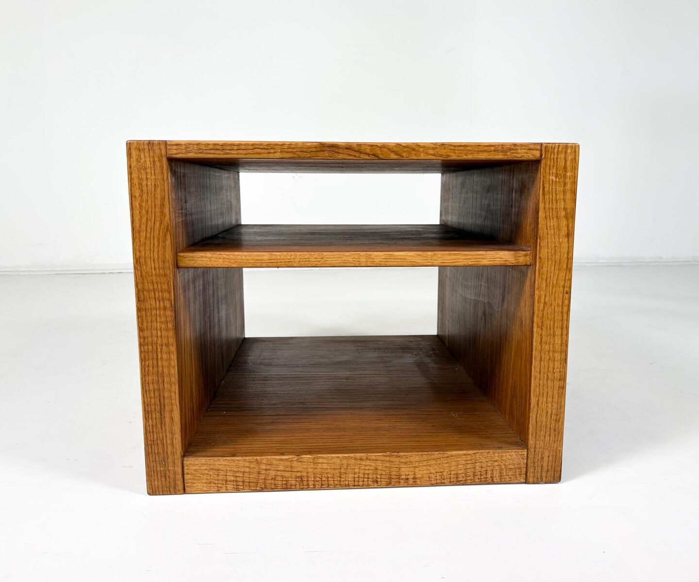 Wooden Side Table By Giuseppe Rivadossi For Officina Rivadossi, 1970s photo vinterior
