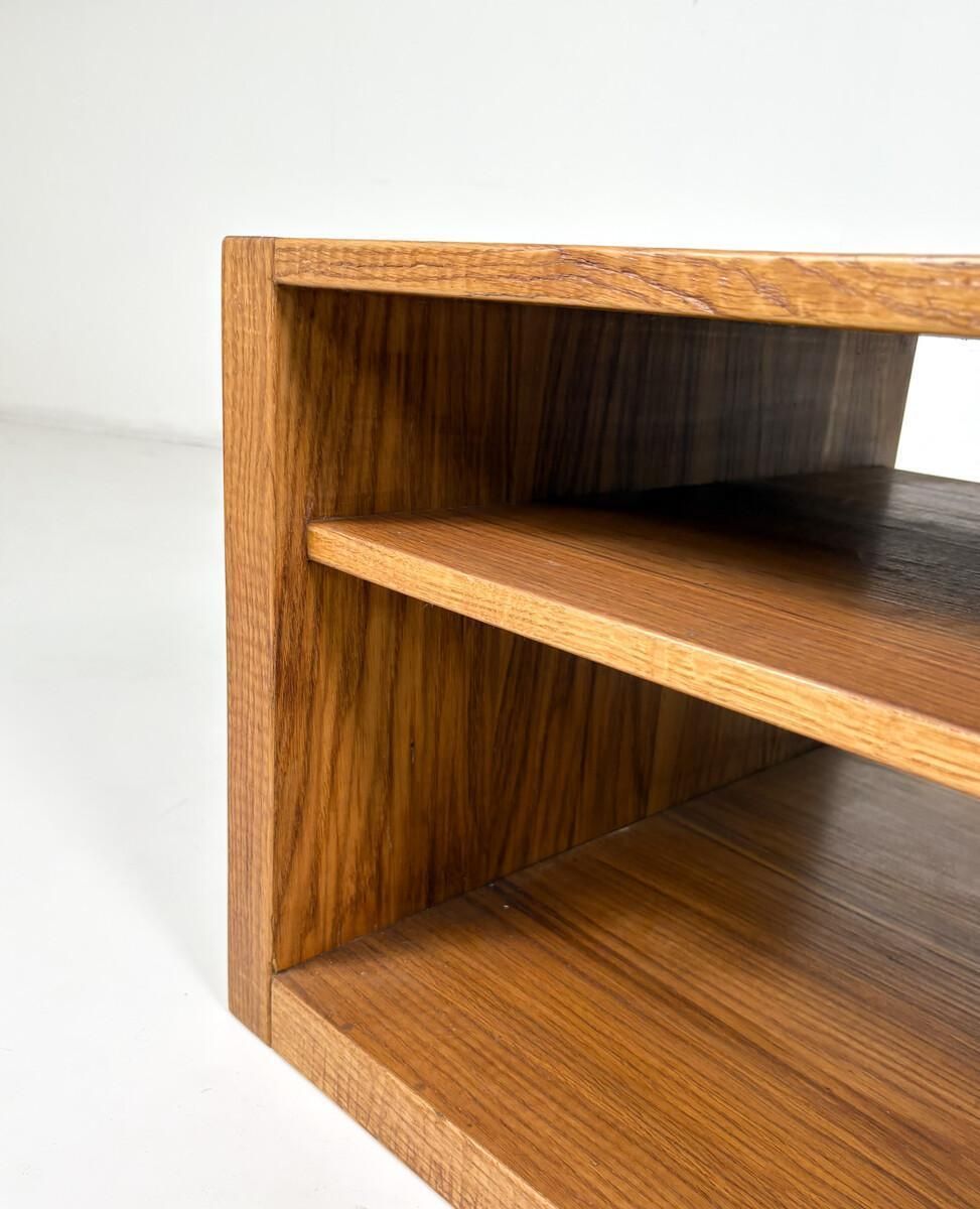 Wooden Side Table By Giuseppe Rivadossi For Officina Rivadossi, 1970s photo vintage
