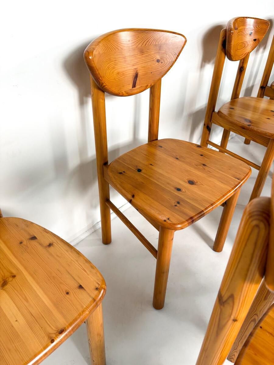Mid Century Pine Dining Chairs By Rainer Daumiller, Denmark, 1970s photo Furniture