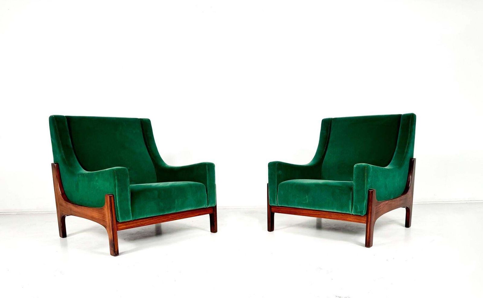 Pair Of Mid Century Italian Armchairs, 1960s photo for sale