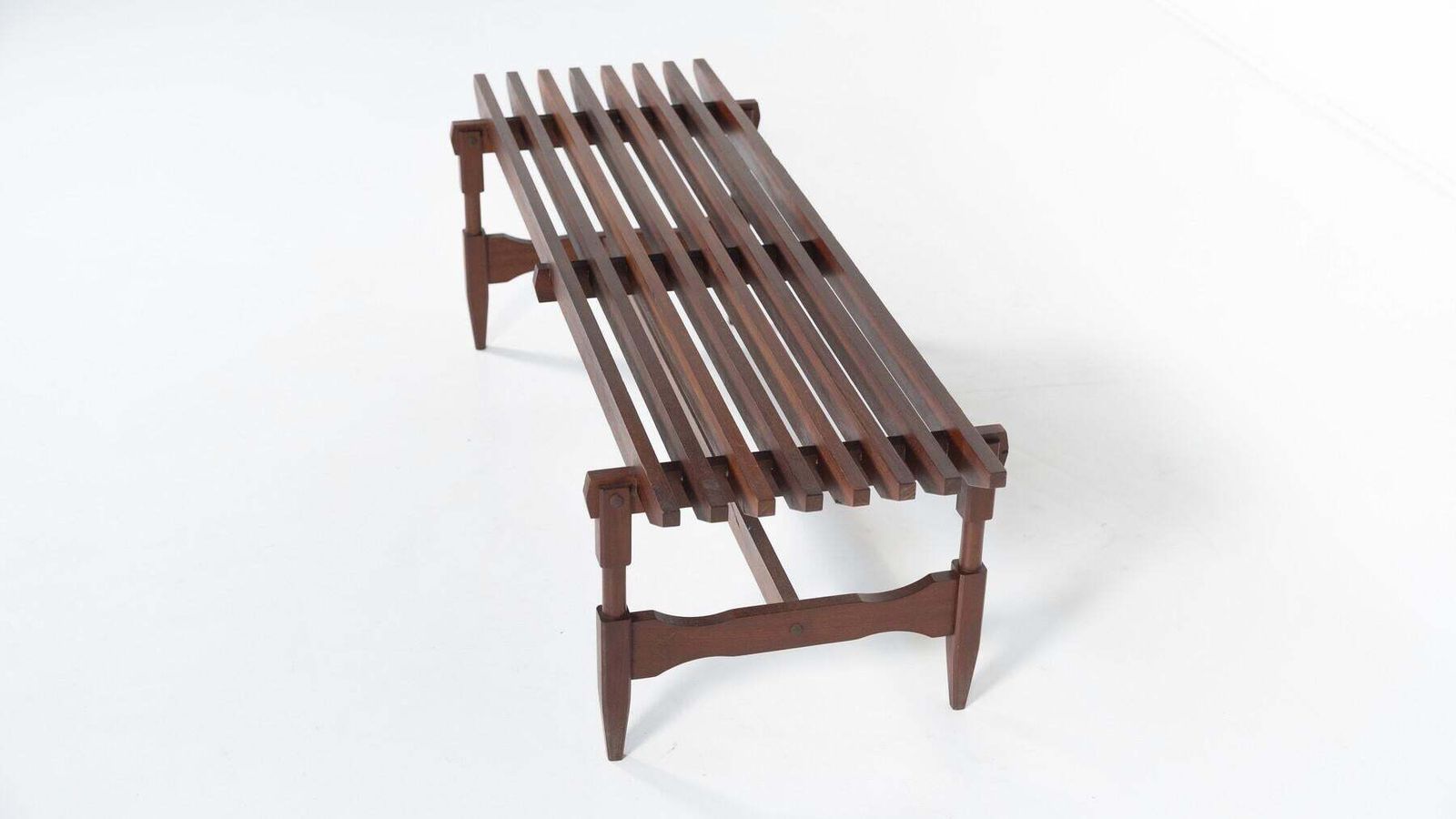Mid Century Modern Wooden Bench By Ico And Luisa Parisi, Italy, 1950s photo 1872.0
