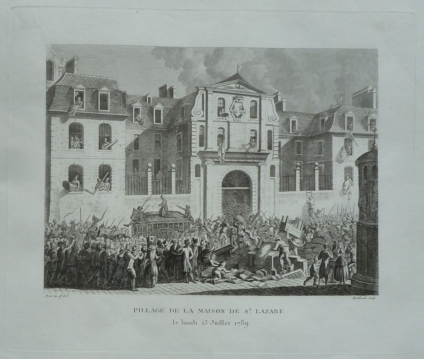 Looting Of The Saint Lazare House, Monday, July 13, 1789
